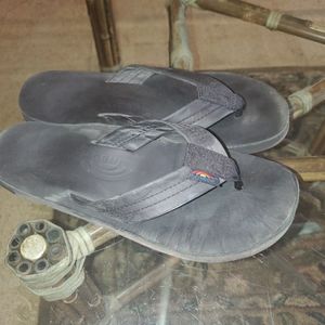 Women’s Rainbow Leather Flip Flop